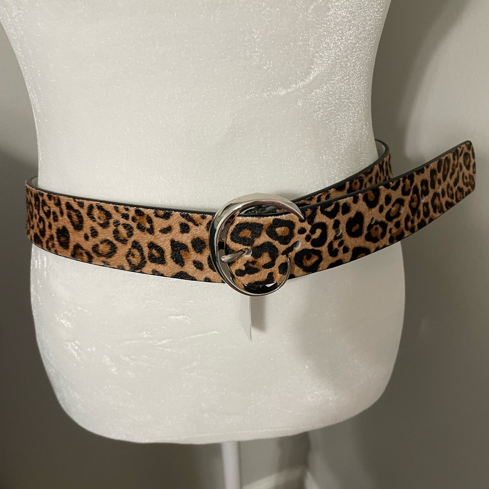 White House Black Market animal print belt